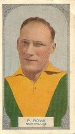 1933 Hoadley's Victorian Footballers #56 Percy Rowe Front